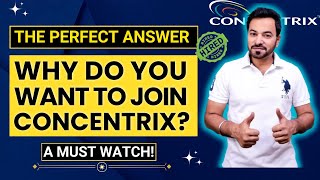 Concentrix Interview Questions and Answers  Why do you want to join Concentrix [upl. by Hedvah]