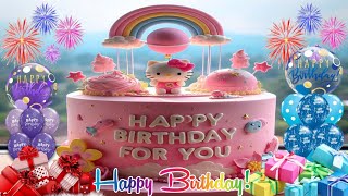 Happy Birthday To You Best Happy Birthday Song 2024 [upl. by Adnawt]