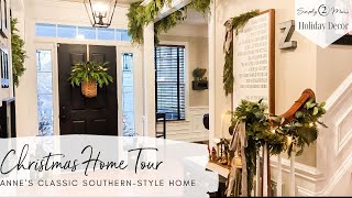 Christmas Home Tour 2022  Anne’s Country Chic Style with Classic Neutral and Organic Decor [upl. by Mayne]