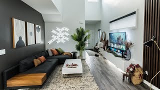 Modern amp Minimal Living Room Setup Tour 2023 [upl. by Nananne]