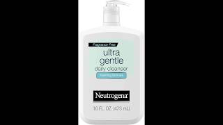 Neutrogena Fragrance Free UltraGentle Foaming Daily Cleanser for SensitiveSkin neutrogena cleanser [upl. by Aehsal]