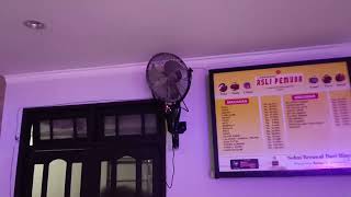 Wall fans at Chicken Restaurant [upl. by Ofilia]