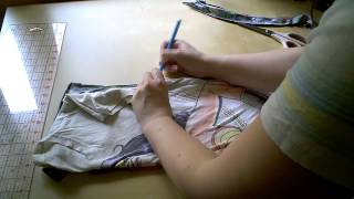 How To Sew  Resize a Tshirt Tutorial  DIY Fashion [upl. by Lammond]