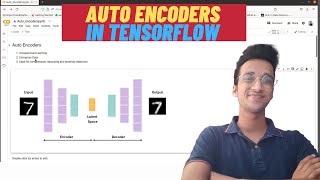 Auto Encoders in Tensorflow Complete Tutorial [upl. by Willner]