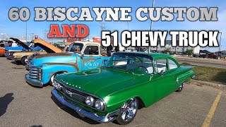 60 BISCAYNE CUSTOM AND 51 CHEVY [upl. by Hacker]