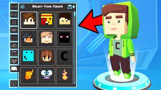 TRANSFORMEI SKIN DOS YOUTUBERS EM CUBIO [upl. by Animrac]