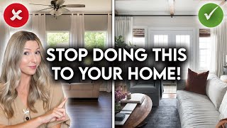 10 REASONS YOUR HOME LOOKS CHEAP  INTERIOR DESIGN MISTAKES [upl. by Reprah431]