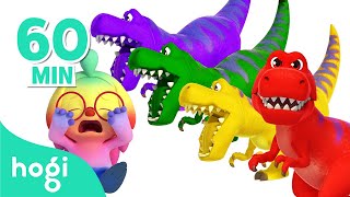 Colorful Surprise Eggs｜Dinosaur Eggs  More｜Learn Colors and Nursery Rhymes for Kids｜Hogi Colors [upl. by Esereht771]