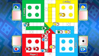 Ludo game in 4 players match  Ludo king 4 players match [upl. by Sesiom]