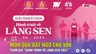 Món quà bất ngờ cho VĐV tham gia “Hành trình về Làng Sen 2024”  NATV [upl. by Quentin]