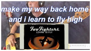 Learn to Fly  Foo Fighters  FRANKS BASS COVERS v3 shorts [upl. by Crofoot835]