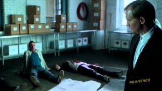 Banshee 3x02 Clay Burton Kai Proctor and Rebecca Shootout scene [upl. by Roderic]