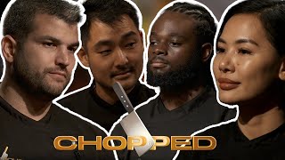 Chopped Meatballs Cukes Hot 🍗 Seasoning Nut Brittle  Full Episode Recap  S54 E1  Food Network [upl. by Bruni]