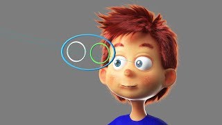 3ds Max  Create Eyes Controls using Splines and Constraint [upl. by Iago]