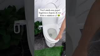 ACHEI NA SHOPEE UMA DUCHA PARA O VASO ALÉM TUDO É PRÁTICO SEM PRECISAR POR MÃO PARA LAVAR [upl. by Cherin]