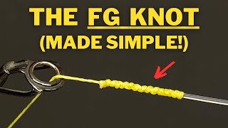 How to tie the FG Knot complete stepbystep guide [upl. by Ahslek172]