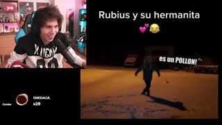 RUBIUS Reacciona a quotRubius y su Hermanitaquot [upl. by Dill920]