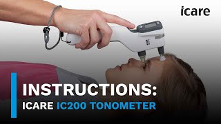 iCare IC200 Tonometer Instructional Video [upl. by Althee629]