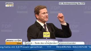 Abschiedsrede Guido Westerwelle [upl. by Renelle]