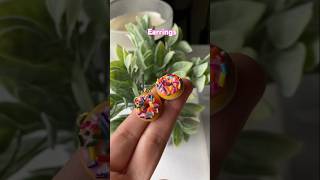 Sprinkled doughnut 🍩😋🎀1k doughnut earringscollection ytshorts ytviral artistbazrita artdiy [upl. by Brodie273]