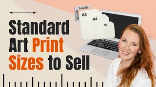 How to Size Printable Wall Art to Sell on Etsy  Standard Art Print Sizes for Digital Downloads [upl. by Airahcaz]