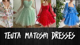 Teuta Matoshi dresses partI with prices [upl. by Ahsekam447]