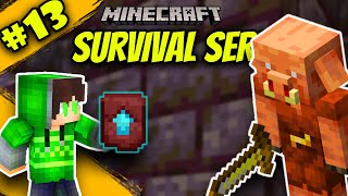 Raiding Bastion Remnant 🔥🔥  Minecraft 120 Survival series ep 13 in Hindi [upl. by Eachelle]