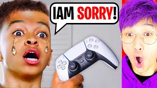 Kid LIES TO DAD For PLAYSTATION 5 What Happens Is Shocking LANKYBOX REACTING TO DHAR MANN [upl. by Seagrave]