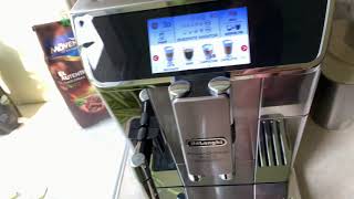 Yoghurt Espresso Delonghi Primadonna Elite Experience ECAM 65085 MS [upl. by Lil]