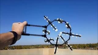 Technial LEGO Anthony Howe Kinetic Sculpture Take 3 [upl. by Azelea330]