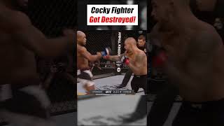 Cocky Fighter Got Destroyed Dustin Poirier vs Bobby Green foryou shorts [upl. by Namrak517]