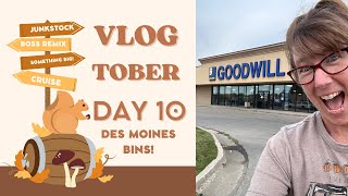 Thrifting the Des Moines Iowa Goodwill Outlet Bins amp Having Fun vlogtober Day 10 [upl. by Ponzo]