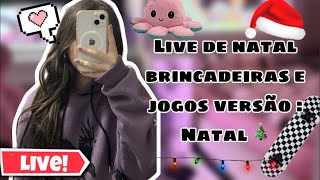 LIVE brincadeiras de natal com Licy 🥳🥳 [upl. by Rubliw]