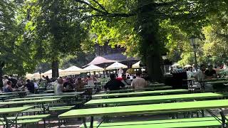 Oompah music at Beer Garden Munich [upl. by Fernald]