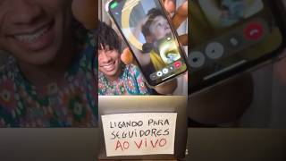 LIGANDO PRA FÃS AO VIVO 🥹 artista [upl. by Scurlock207]