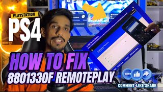 How To Fix PS4 8801330F Remoteplay Error PlayStation 4 [upl. by Poree]