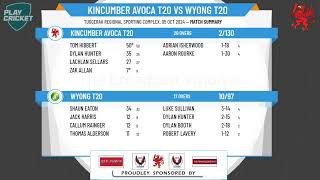 Kincumber Avoca T20 v Wyong T20 [upl. by Ahsienahs526]