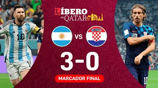 ¡ARGENTINA en la final del MUNDIAL ✅🏆 Messi y Julián Álvarez golearon a Croacia  Reacción LÍBERO [upl. by Laeynad]