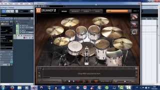 How to load EZdrummer 2 in Cubase [upl. by Aligna165]