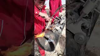 Flame cutting Master guide operation machine cutting plasma flameFlame cutting Cutting trolley [upl. by Gabie]