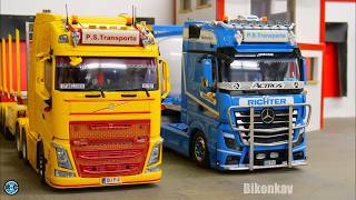 MEGA RC TRUCKS AND TRAILERS COMPETITION IN 114 SCALE AT MTC OSNABRÜCK [upl. by Schellens]