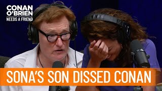 Conan Has Beef With Sonas Son  Conan O’Brien Needs a Friend [upl. by Martreb]