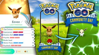 AUGUST COMMUNITY DAY ANNOUNCED in POKEMON GO  SHINY EEVEE amp EEVEELUTIONS [upl. by Langley964]