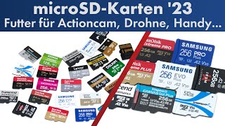 Welche microSDKarte für Handy Actioncam Drohne Dashcam amp Co 33 Modelle im Test Deutsch [upl. by Micro916]