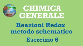 Bilanciamento Reazione Redox CON NUMERI FRAZIONARI Metodo schematicoEsercizio 6 [upl. by Palua]