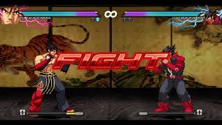 Mugen 11 Request 96 Jin Kazama Infinite vs Jin Kazama TK7 Chuchoryu [upl. by Leelaj]