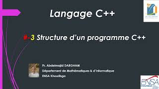 3 Structure dun programme C [upl. by Ardiekal301]