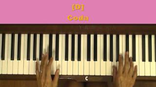 Sweet Child O Mine Piano Tutorial SLOW [upl. by Rodmur]