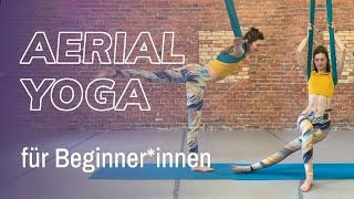 Aerial Yoga Stunde 1 für Beginnerinnen [upl. by Way]