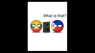 My favorite song with Myanmar countryballs memes philippines myanmar [upl. by Coniah]